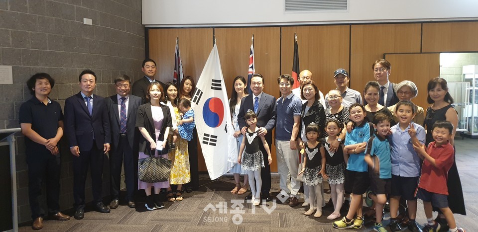 서울 강서구,한국 강서에서 호주 펜리스로 마음을 보낸다.(사진제공=서울 강서구청)