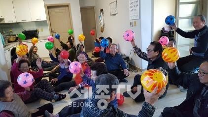 지난해 농한기 어르신 건강교실 모습. (사진제공=천안시청)