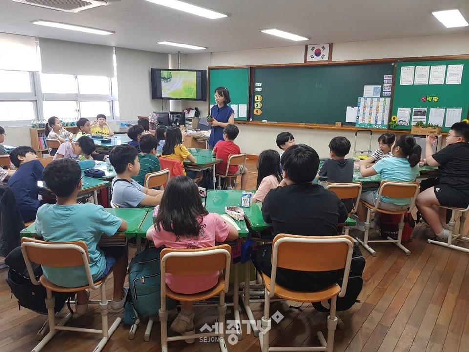 학교 도시농업 활성화 시범사업 운영 모습. (사진제공=천안시청)