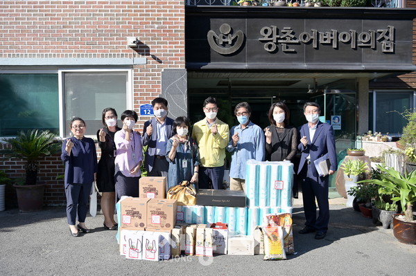 김정섭 시장 복지시설 위문(왕촌어버이집)