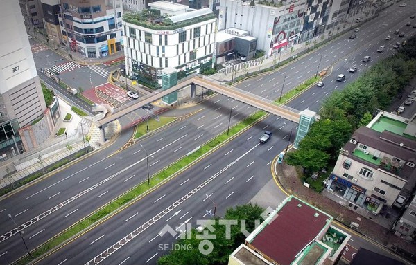 불당동 보행육교 조감도