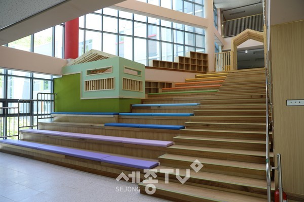 솔빛초등학교 공간혁신 모습.