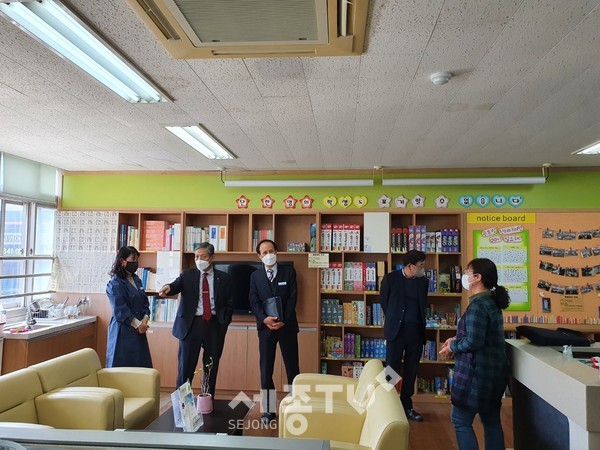 2021년 1학기 서부교육장 중학교 방문.