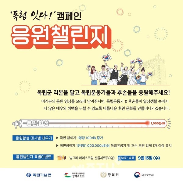 ‘독립 잇다!’ 캠페인 포스터.(사진=독립기념관 제공)