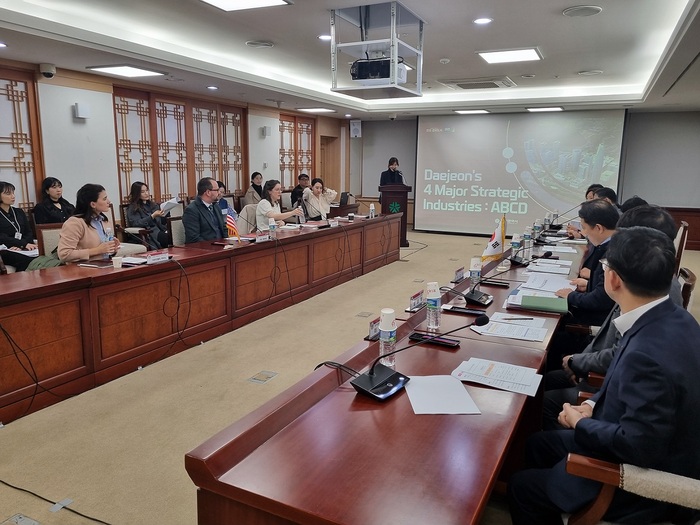 ▲ 미국 시애틀시 실무대표단 방문./사진제공=대전광역시청