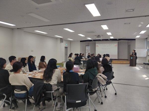 간호직 공무원 역량 강화 교육 모습/사진제공=대전 서구청