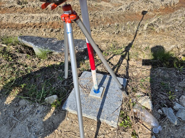 금산군 지적기준점/사진=금산군 민원지적과