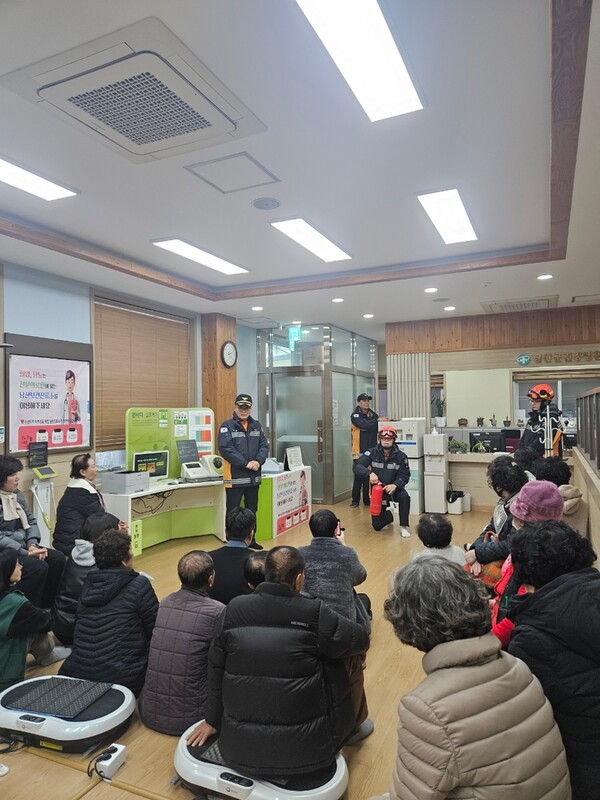 금산군건강생활지원센터, 하반기 소방서 합동 소방훈련/사진=금산군 건강증진과