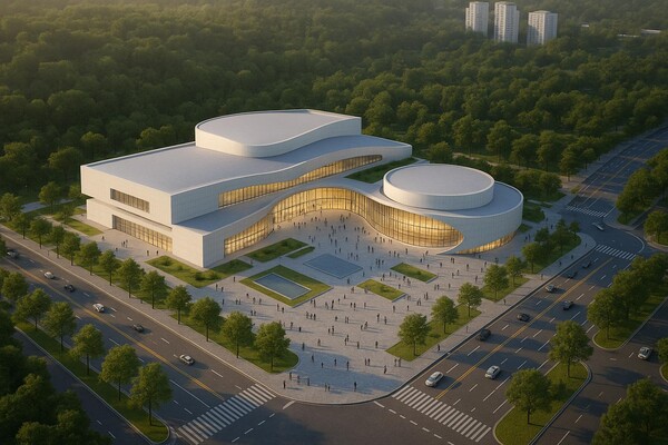유성복합문화예술센터 예상 조감도(AI생성 이미지)